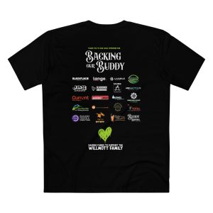 Backing Our Buddy - Willmott Family Fundraiser - Adult Staple Tee